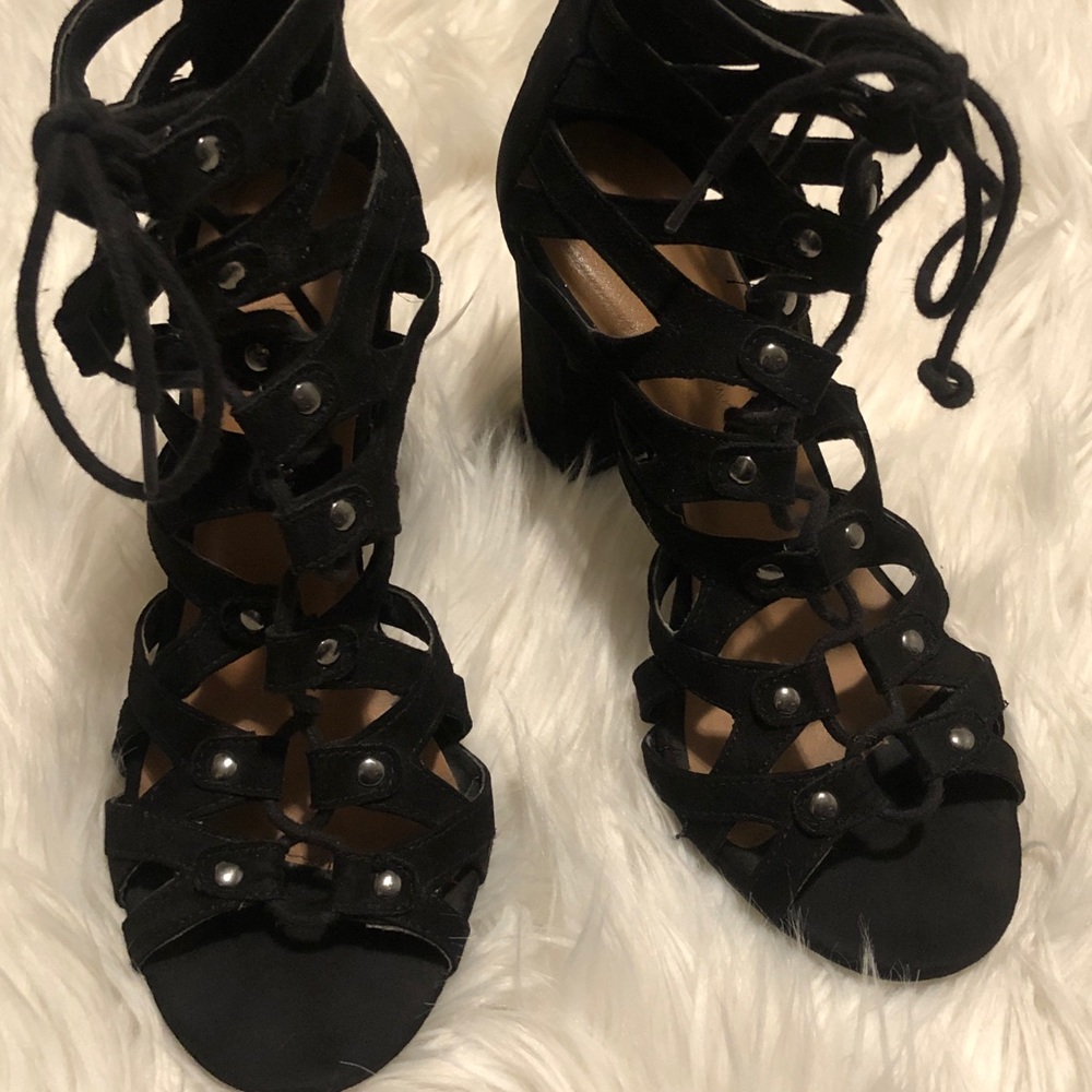 Strappy heels